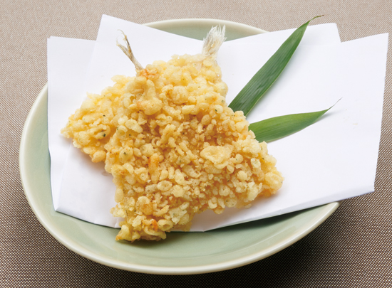 魚介の天ぷら（きす・いか・あなご）