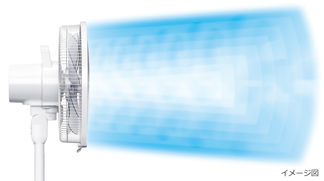 毎日の生活を快適に DCモーター搭載扇風機