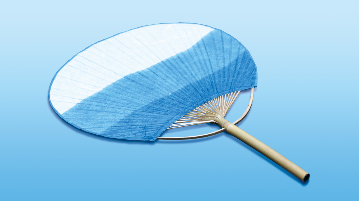 うちわであおいだような自然な風 快適風量うちわ風