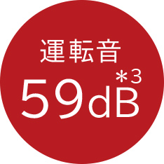 運転音59dB