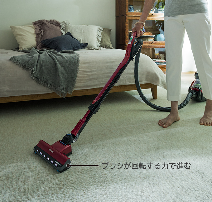 特長：軽量ホース＆ヘッド ： サイクロン式クリーナー CV-SF900・CV