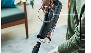 サッと着脱ボタン