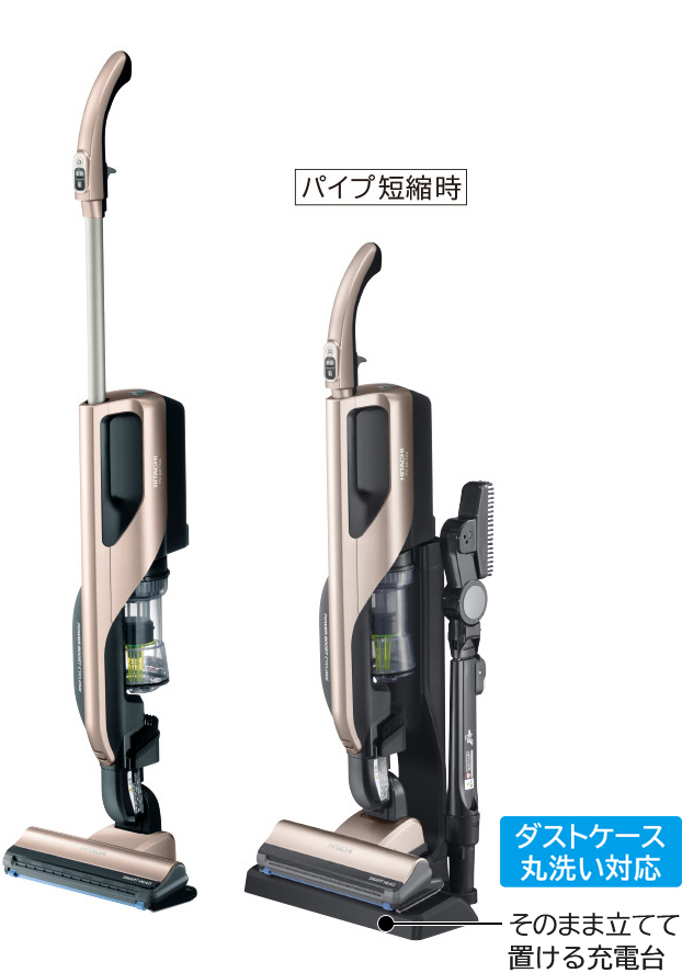 正規品2023】 HITACHI（日立) PV-BE400-R スティック型コードレス