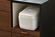 特長：使いやすくて、お手入れも簡単。：ふっくら御膳 RZ-Z100JM