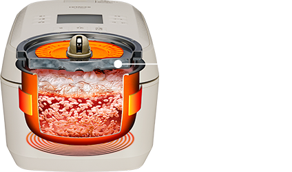 特長：蒸気カット、デザイン ：ふっくら御膳 RZ-Z100JM ：炊飯器