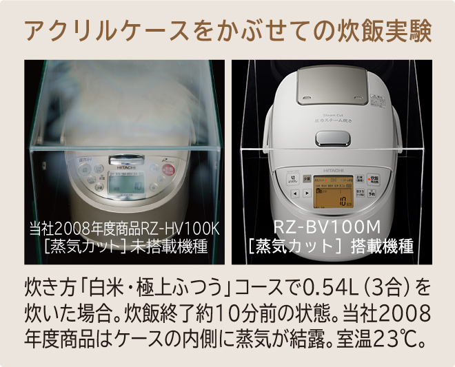 ふっくら御膳 RZ-BV180M ： 炊飯器 ： 日立の家電品