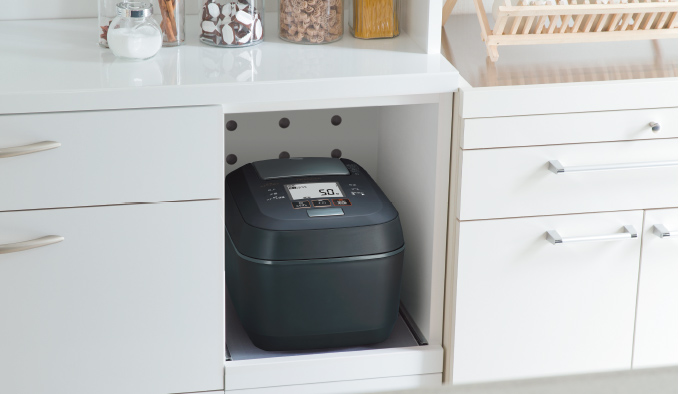 特長：［蒸気カット］ ： 炊飯器 ： 日立の家電品