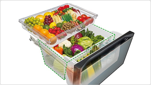 野菜室まるごと新鮮スリープ保存