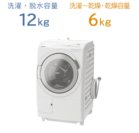 HITACHI ドラム式洗濯機 BD-V2000 2008年製造