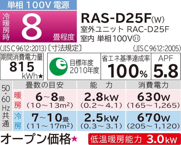 ルームエアコン Dシリーズ ： 日立の家電品