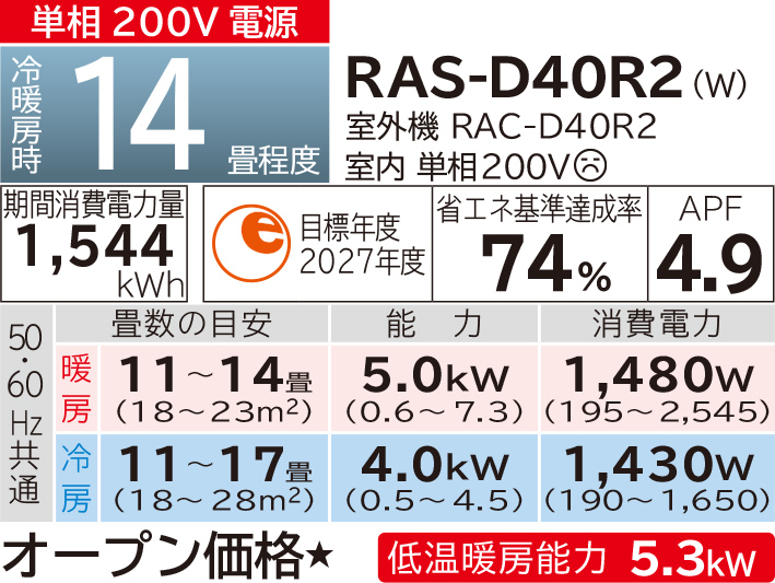 白くまくんDシリーズ｜日立の家電品ルームエアコン