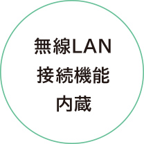 無線接続LAN機能内蔵