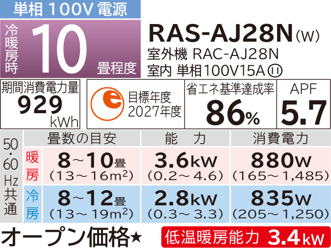 ルームエアコン AJシリーズ ： 住宅設備用エアコン ： 日立グローバルライフソリューションズ株式会社