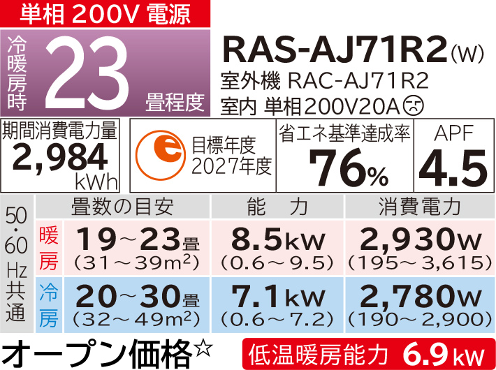 ルームエアコン AJシリーズ ： 住宅設備用エアコン ： 日立グローバルライフソリューションズ株式会社