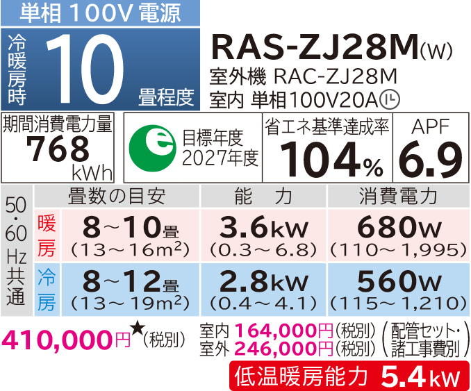 ルームエアコン ZJシリーズ ： 住宅設備用エアコン ： 日立グローバルライフソリューションズ株式会社