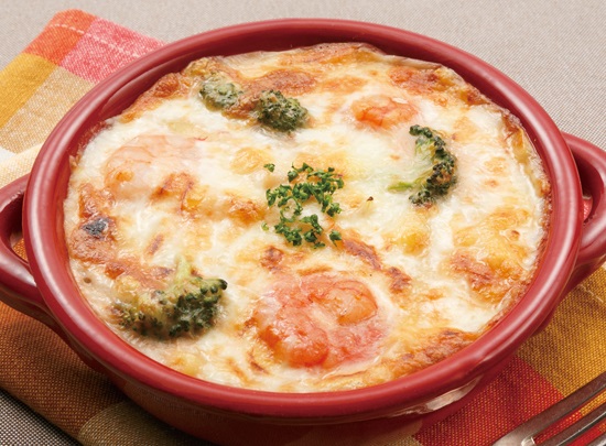 えびのトマトソースグラタン