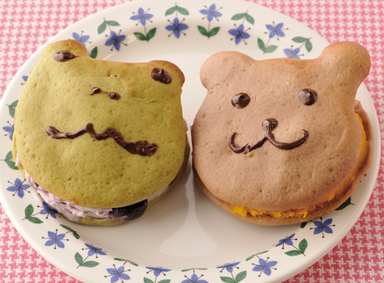 動物どら焼き（くまどら焼き、かえるどら焼き）