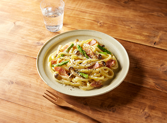 カルボナーラうどん