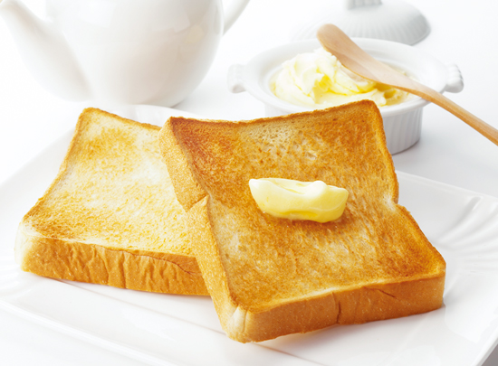 食パンページ トースト(裏返し)：日立の家電品