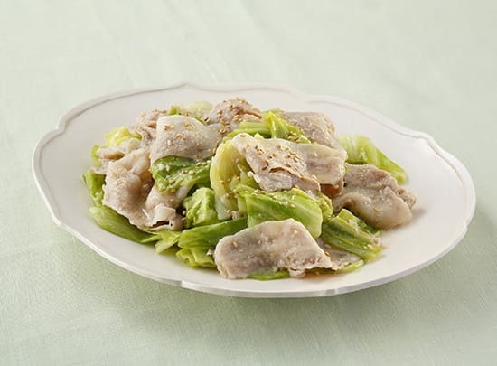 豚バラとキャベツのみそいため