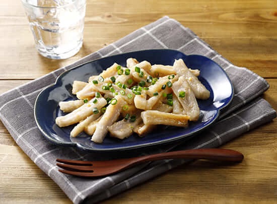 しゃきしゃきれんこんみそバター