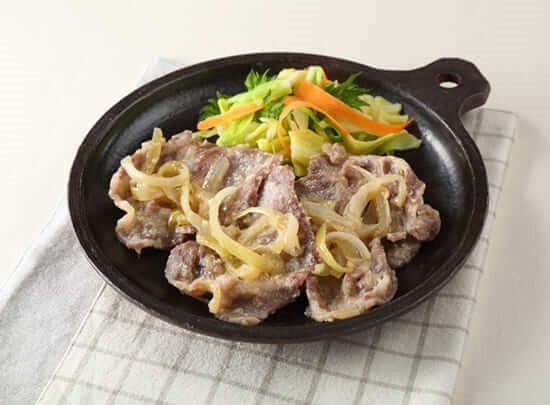 豚肉としょうがの蒸し物