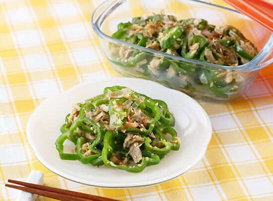 ピーマンとツナのおつまみ