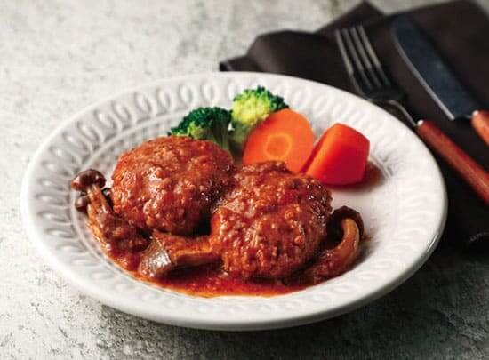 やわらか煮込みハンバーグ