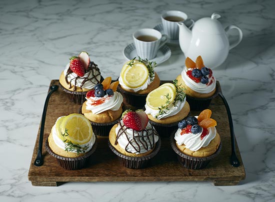 ミックス粉で簡単カップケーキ