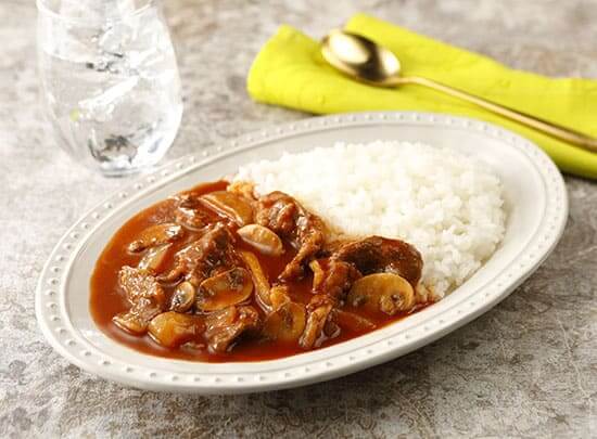 ルウ不要！ソースとケチャップで簡単!ハヤシライス