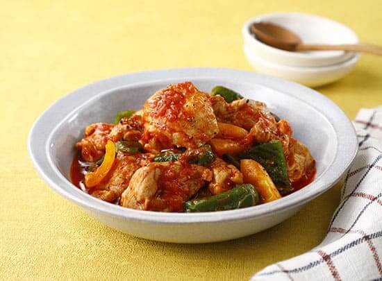 簡単！鶏肉のトマト煮