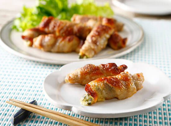 ねぎのマヨ肉巻き