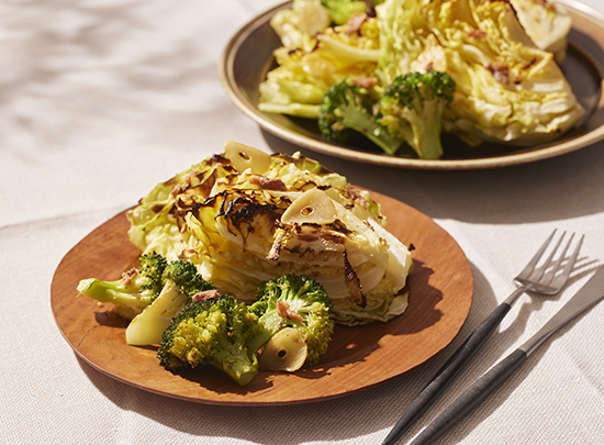 キャベツのガーリックグリル(熱風旨み焼き)