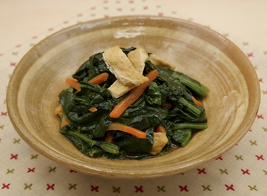 ほうれん草の煮びたし