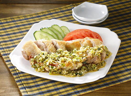 香味だれチキンステーキ(熱風旨み焼き)