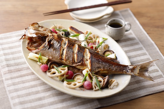 白身魚の和風グリル(熱風旨み焼き)
