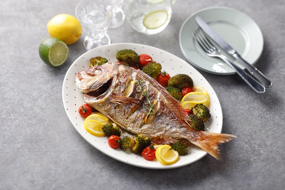 鯛のレモンハーブ焼き(熱風旨み焼き)