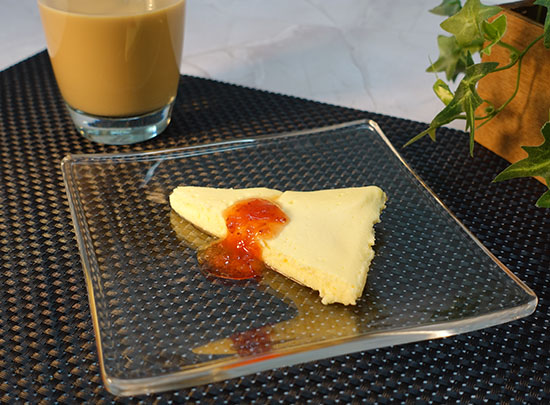 レンジ2分半!!本格的チーズケーキ