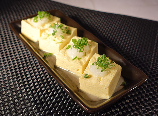 レンジで簡単！豆腐入りふんわりだし卵