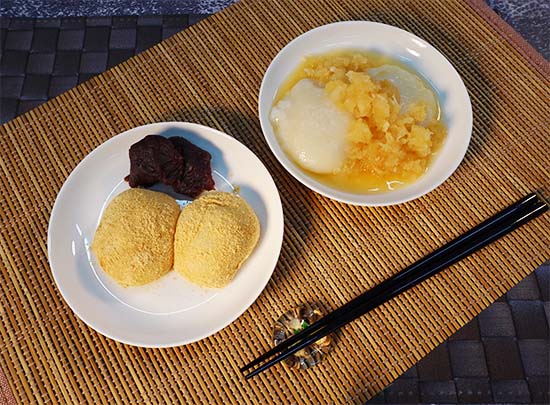 からみ餅＆きなこ餅with 餡