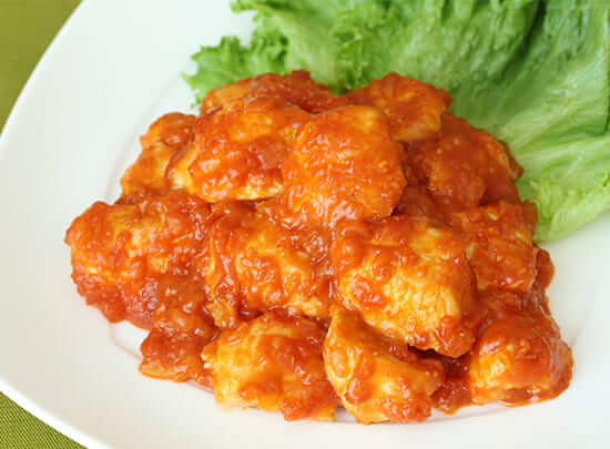 電子レンジで簡単！鶏チリ