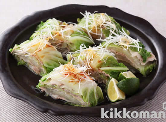 白菜と豚肉の重ね蒸し