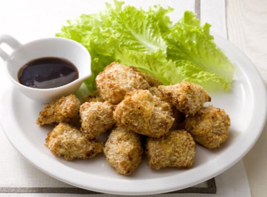 マヨネーズで！揚げずに鶏ささみフライ