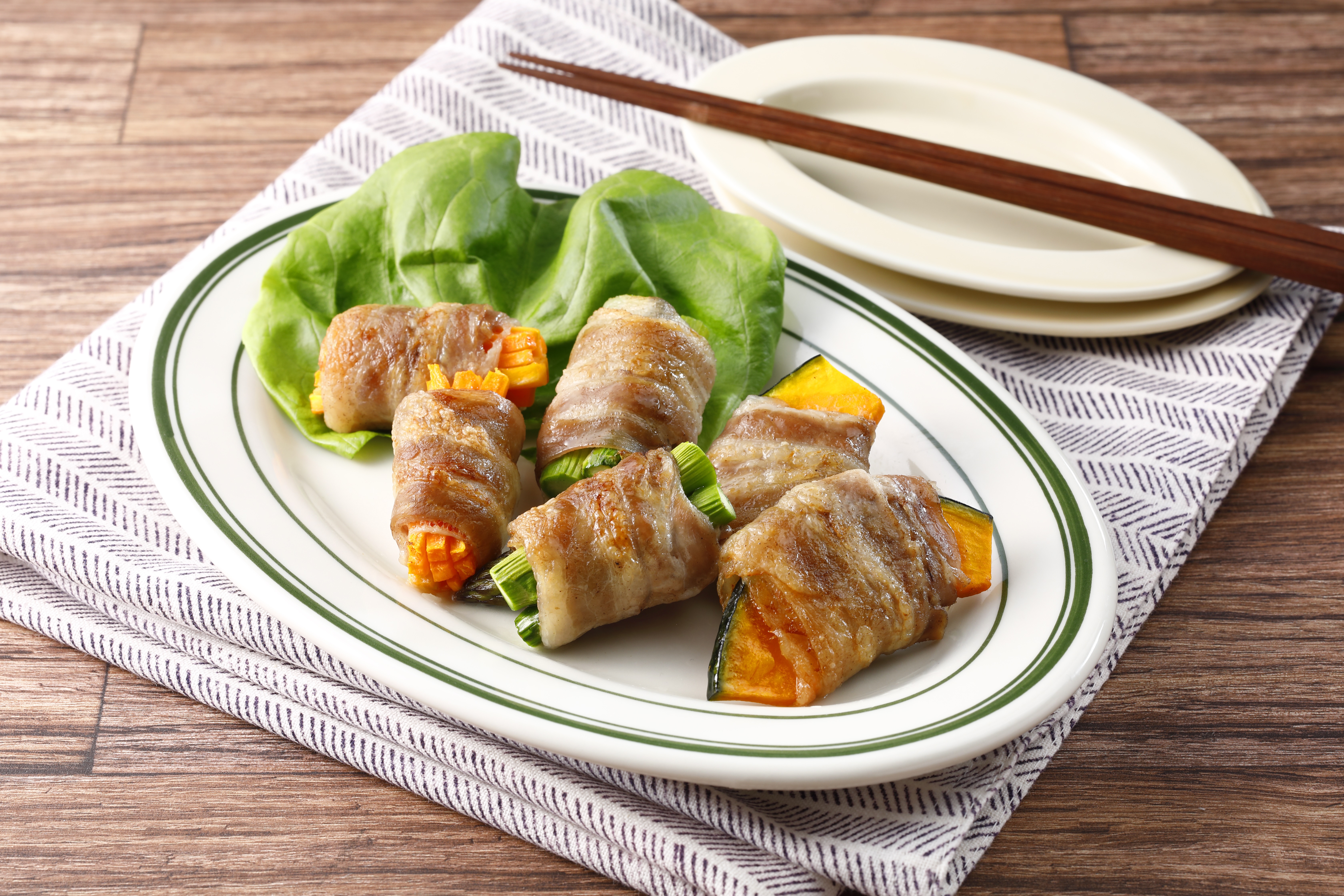 野菜の肉巻き