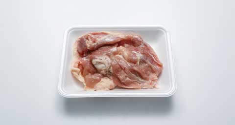 鶏ブロック肉の解凍