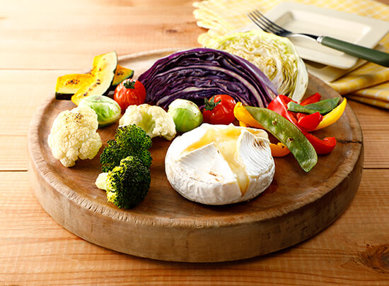 野菜とチーズのグリル