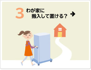 わが家に搬入して置ける？
