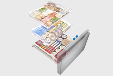 特長：ひろin冷凍 ： 冷蔵庫 ： 日立の家電品