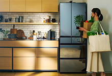 特長：インテリアに調和するデザイン ： 冷蔵庫 ： 日立の家電品