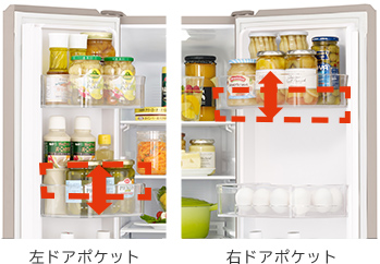 生活家電 冷蔵庫 特長：使いやすく整理しやすい ： 冷蔵庫 ： 日立の家電品